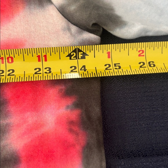 Celine Red and Black Tie-Dye Shirt - Picture 3 of 8